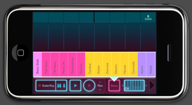 DopplerPad Instrument Menu